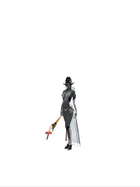 X Stick - 30-day limited period on a female Dark Elf, front view