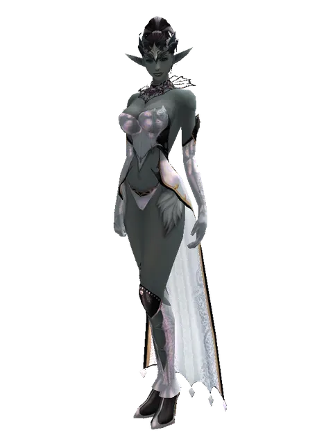 Dark Elven Veteran's Circlet on a female Dark Elf, front view