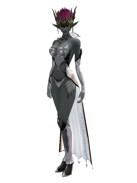 Ketra Karm on a female Dark Elf, front view