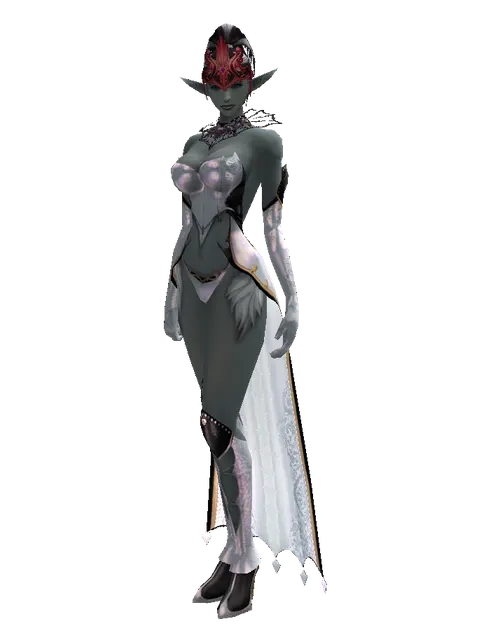 Dion Circlet of Valor (?) on a female Dark Elf, front view