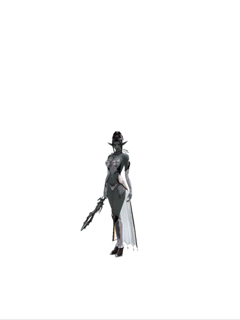 Soul Separator on a female Dark Elf, front view