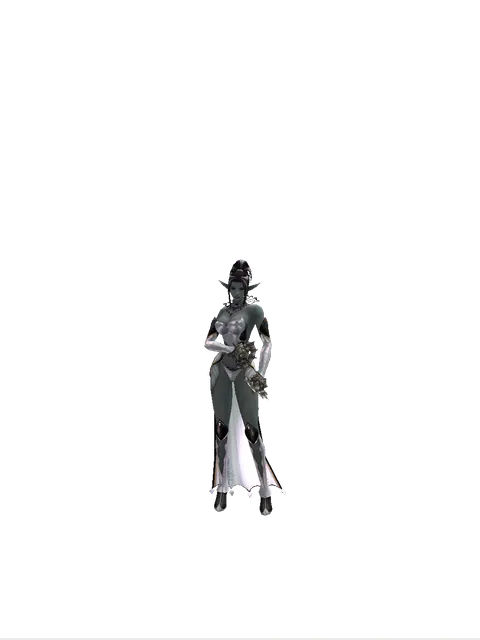 Bellion Cestus on a female Dark Elf, front view