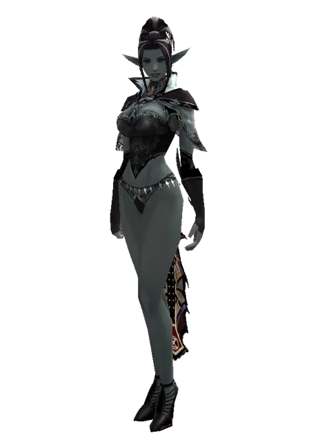 Tallum Set on a female Dark Elf, front view