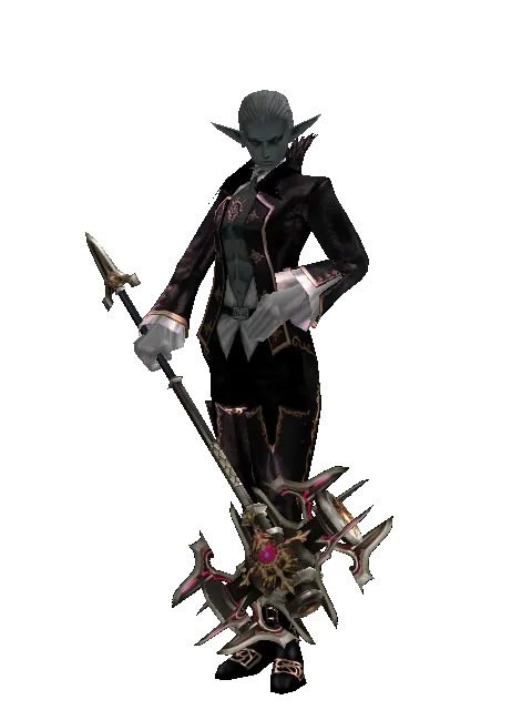 Vesper Crusher on a male Dark Elf, front view