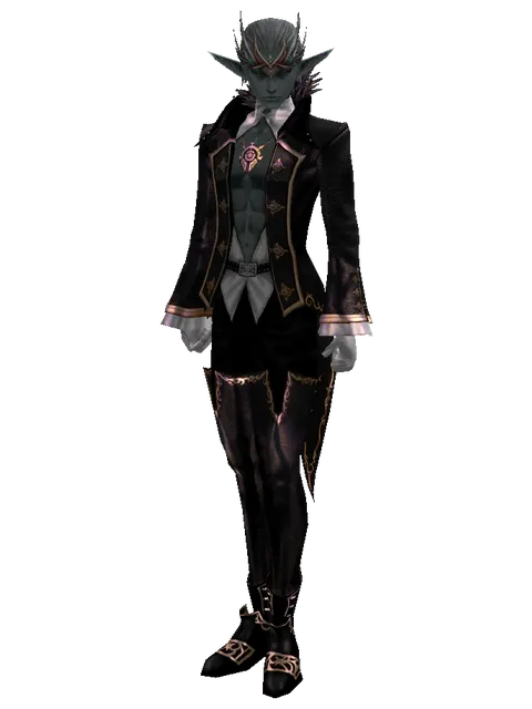AU Karm on a male Dark Elf, front view
