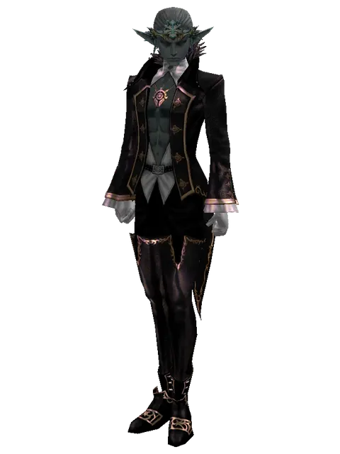 Element Circlet5 (?) on a male Dark Elf, front view