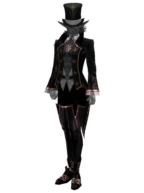 Magician's Hat (?) on a male Dark Elf, front view