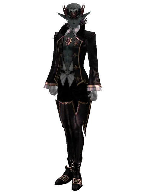 Oren Circlet of Struggle (?) on a male Dark Elf, front view