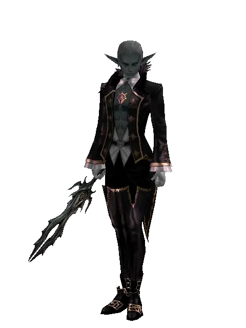 Soul Separator on a male Dark Elf, front view