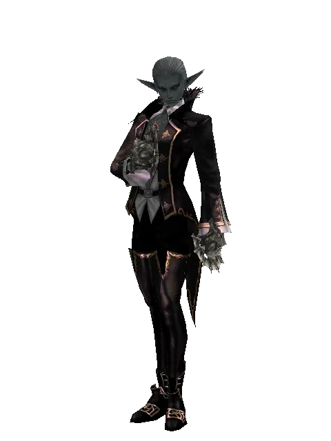 Bellion Cestus on a male Dark Elf, front view