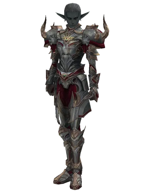 Dynasty [Force Master] (heavy armor) on a male Dark Elf, front view