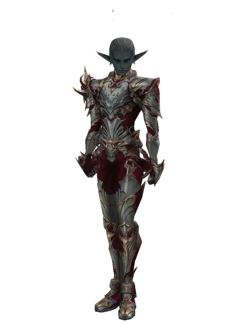 Dynasty Jeweled [Enchanter] (light armor) on a male Dark Elf, front view