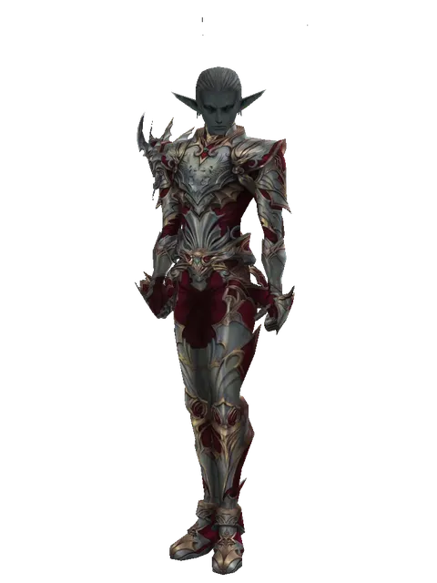 Dynasty Jeweled [Summoner] (light armor) on a male Dark Elf, front view