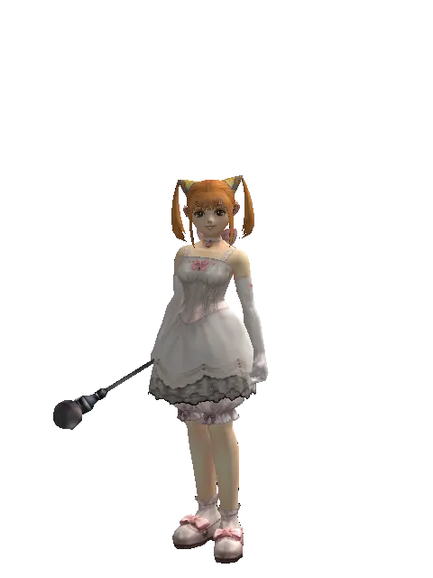 Apprentice's Wand on a female Dwarf, front view