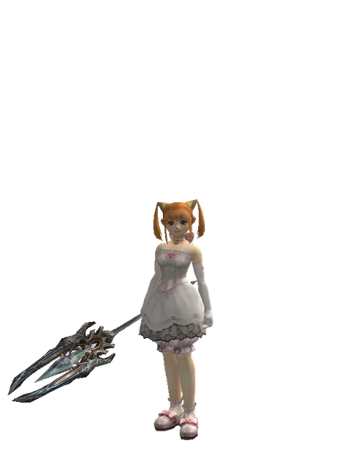 Cabrio's Hand on a female Dwarf, front view