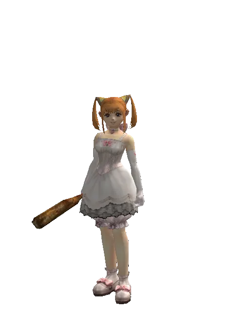 Guild Member's Club on a female Dwarf, front view