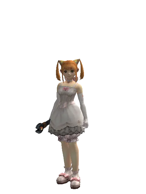 Golem Transformation Stick on a female Dwarf, front view