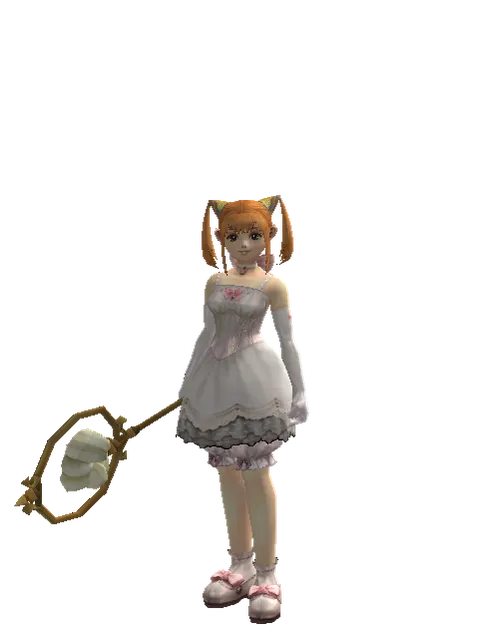 Rock Stick - 30-day limited period on a female Dwarf, front view