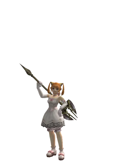 Behemoth's Tuning Fork on a female Dwarf, front view