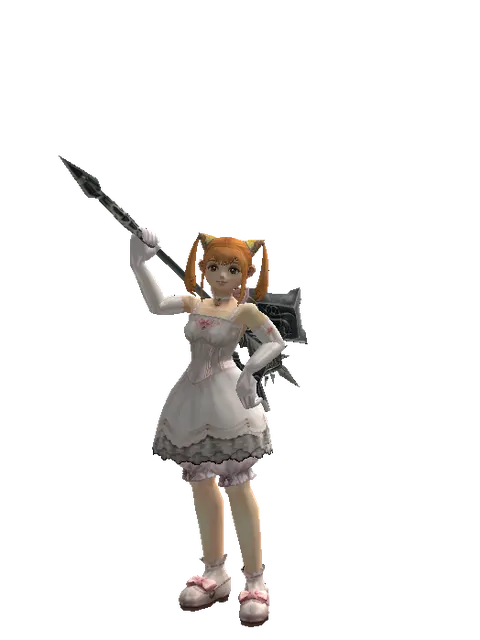 Doom Crusher on a female Dwarf, front view