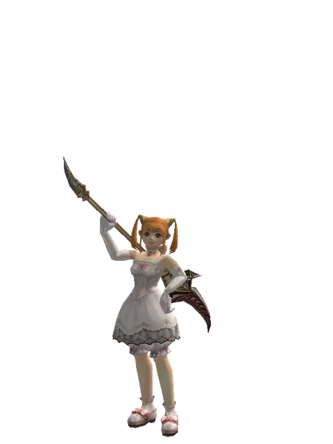 Karik Horn on a female Dwarf, front view