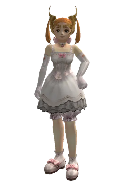 Angel Circlet on a female Dwarf, front view