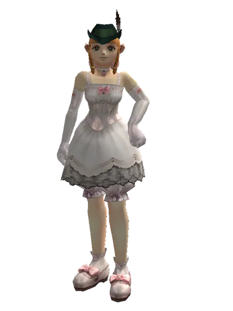 Dapper Cap on a female Dwarf, front view