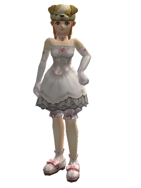Jindo Hat (?) on a female Dwarf, front view