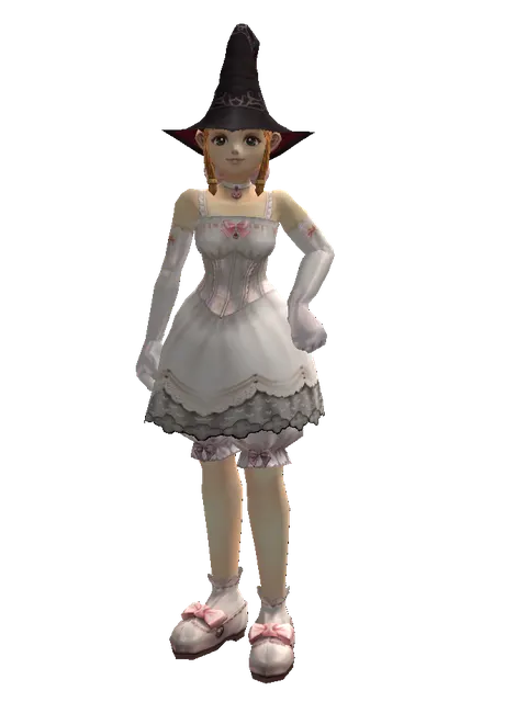 Wizard Hat on a female Dwarf, front view