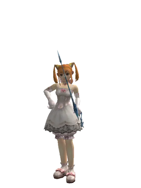 Crystallized Ice Bow on a female Dwarf, front view