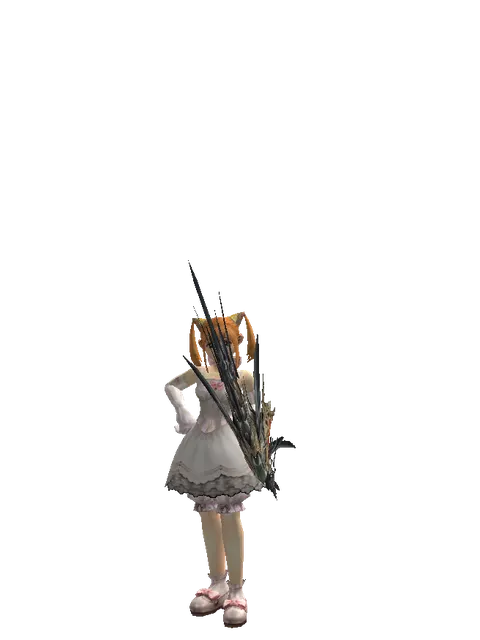 Icarus Spitter on a female Dwarf, front view