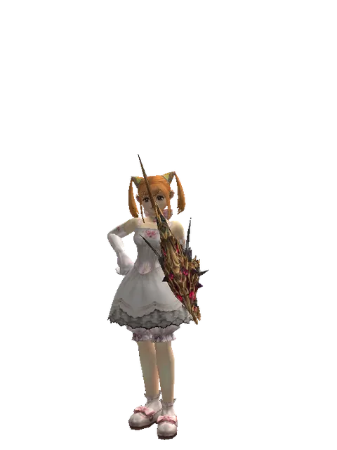 Vesper Bow on a female Dwarf, front view