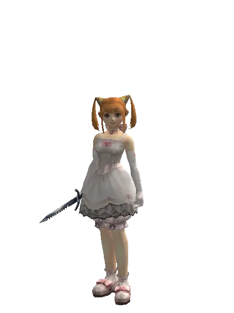 Improved Sword Breaker on a female Dwarf, front view
