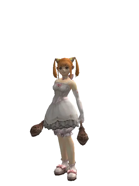 Chrono Maracas on a female Dwarf, front view