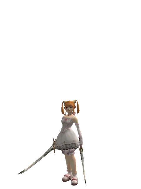 Infinity Wing on a female Dwarf, front view