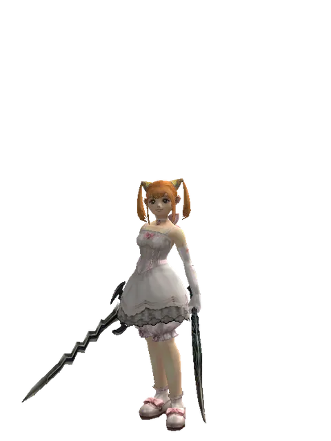 Stormbringer*Sword of Limit on a female Dwarf, front view