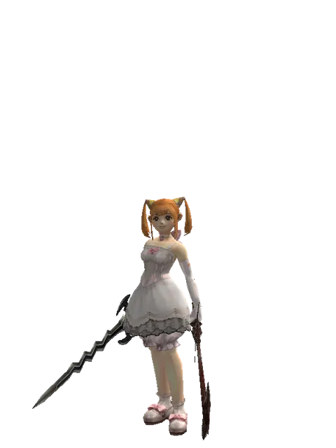 Stormbringer*Sword of Nightmare on a female Dwarf, front view
