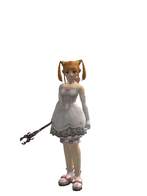 Heathen's Book on a female Dwarf, front view