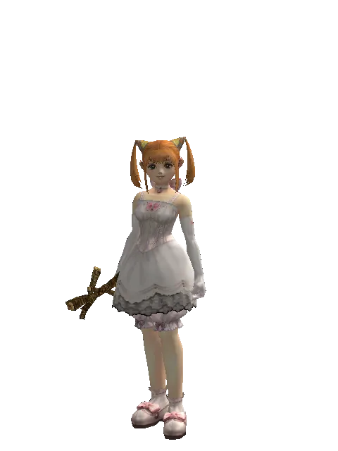 Voodoo Doll on a female Dwarf, front view