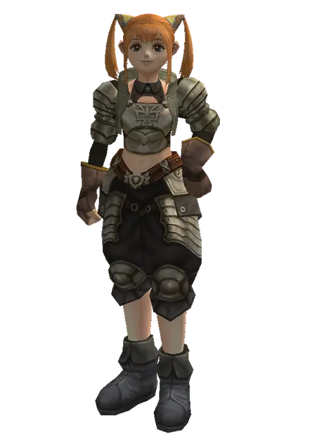 Blast Plate (heavy armor) on a female Dwarf, front view
