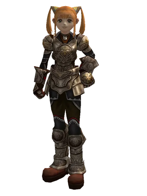 Compound Set on a female Dwarf, front view