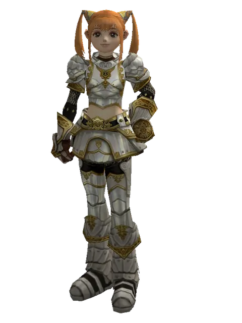 Majestic Plate Set on a female Dwarf, front view