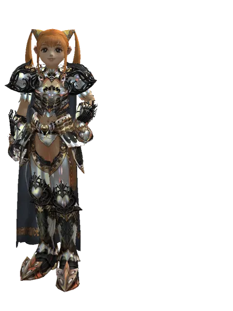 Vesper Set - Heavy on a female Dwarf, front view