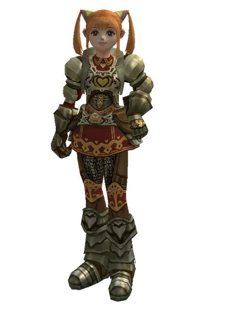 Zubei's Set on a female Dwarf, front view