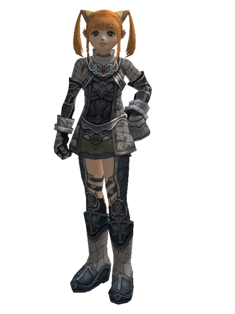 Avadon Leather Set on a female Dwarf, front view