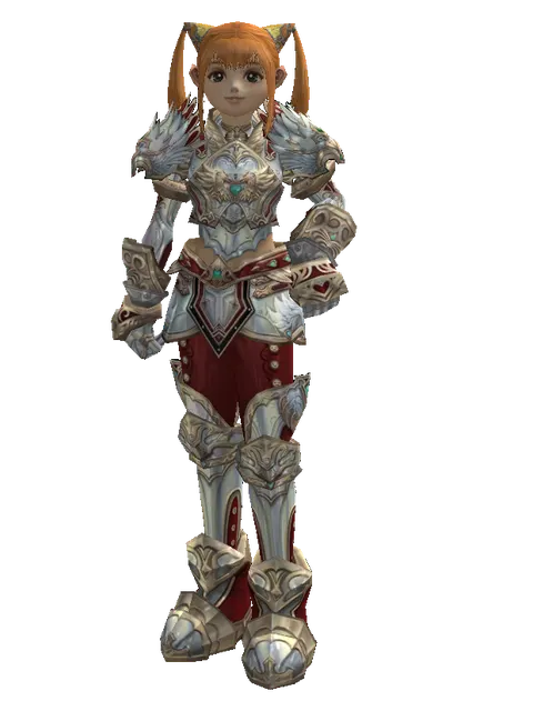 Dynasty Leather Set on a female Dwarf, front view