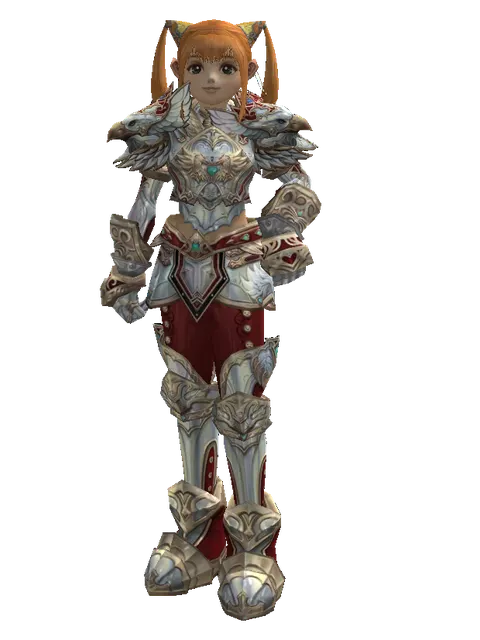 Dynasty Jeweled [Bow Master] (light armor) on a female Dwarf, front view