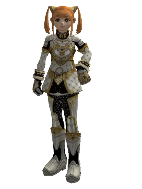 Majestic Leather Set on a female Dwarf, front view