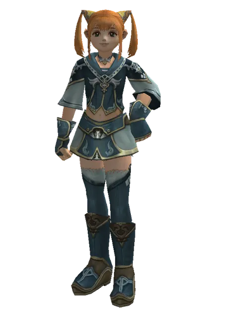 Clan Oath Set - Robe on a female Dwarf, front view
