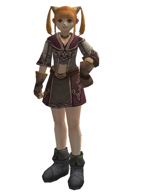 Cursed (robe) on a female Dwarf, front view